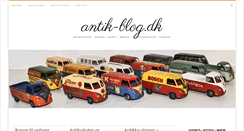 Desktop Screenshot of antik-blog.dk