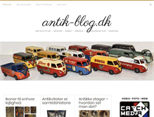 Tablet Screenshot of antik-blog.dk